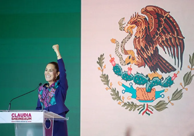 Claudia Scheinbaum, présidente du Mexique ©EneasMx, CC BY 4.0 Wikimedia Commons