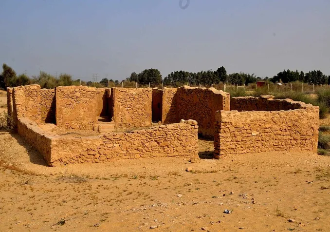 L'église de Jubail, ancienne église nestorienne (IVe siècle) située près d'Al-Jubayl, en Arabie saoudite. ©Harold Brockwell, CC BY-SA 3.0 Wikimedia Commons