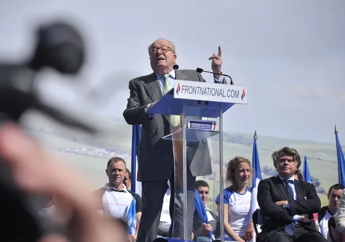 Jean-Marie Le Pen en 2012 ©Blandine Le Cain, CC BY 2.0 Wikimedia Commons