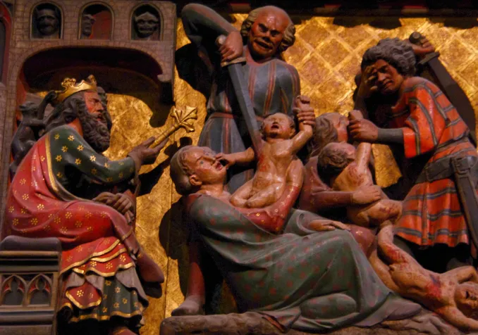 Hérode assiste au carnage (notre Dame de Paris) © CC Nicolas Vasse