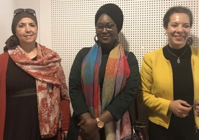 Intervenantes au colloque "Femmes, libertés et droits dans l'Islam" © Gabrielle Desarzens / RTSreligion