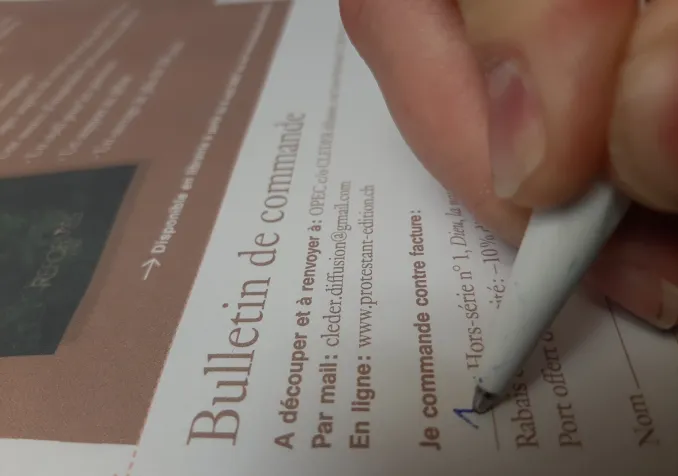 Le bulletin de commande du hors série «Dieu, la nature et nous» est publié dans l'édition de mai 2021 de «Réformés»