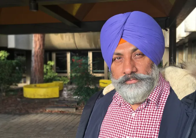 Jaspal Singh, président du temple sikh de Genève ©Grégory Roth/RTSreligion