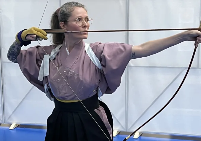 Le kyudo ou zen debout ©Gabrielle Desarzens / RTSreligion