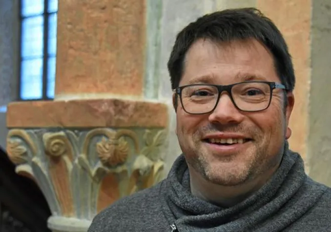 Patrick Godat, diacre à Saint-Ursanne ©Grégory Roth/RTSreligion