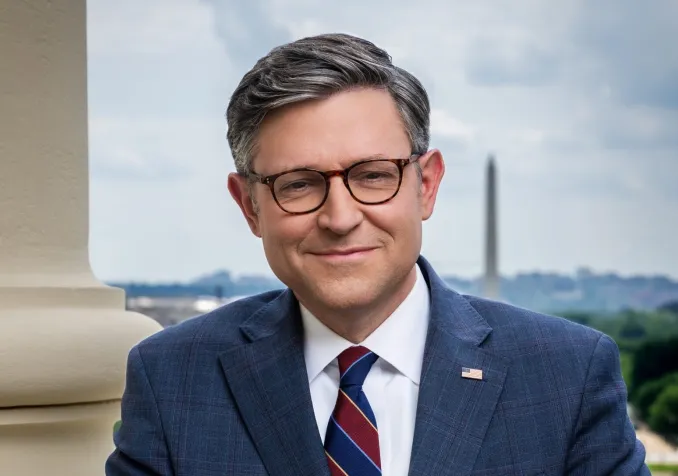 Mike Johnson ©United States Congress, Public domain, Wikimedia Commons