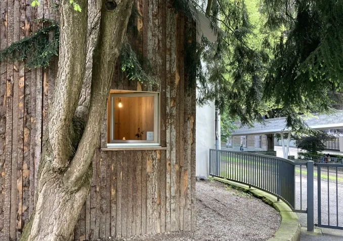 Vivre reclus comme sainte Wiborada ©Grégory Roth