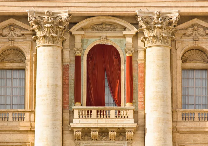 Le balcon de la Chapelle Sixtine. ©iStock