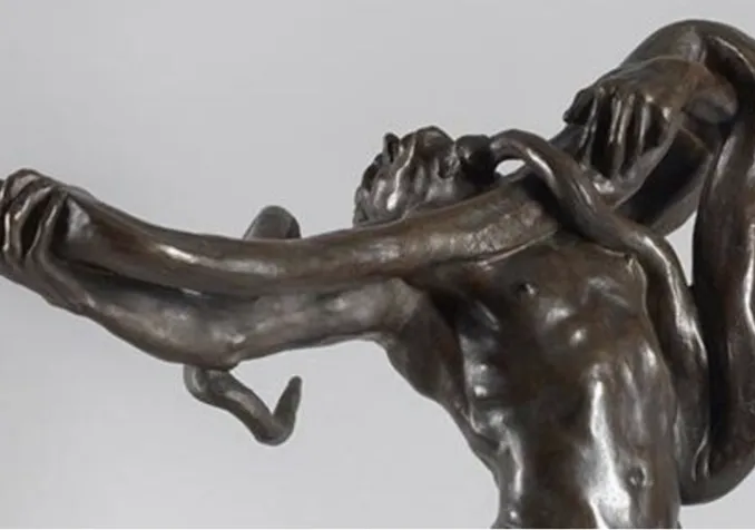 Auguste Rodin, L'homme aux serpents, 1887, détail © Musée cantonal des Beaux-Arts de Lausanne. Don anonyme, 2015