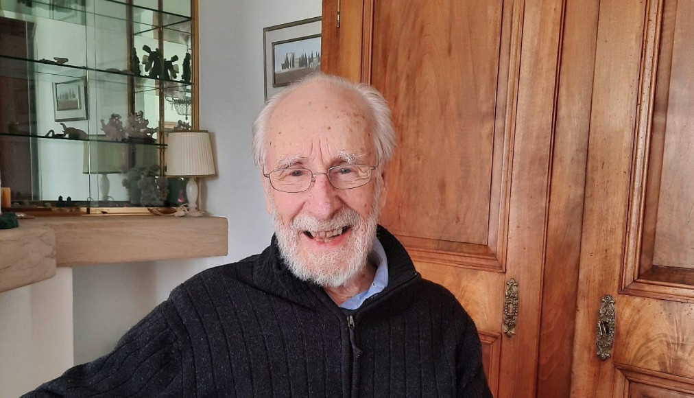 Frank Bridel a fêté ses 100 ans le 25 décembre dernier. / ©Geneviève Bridel