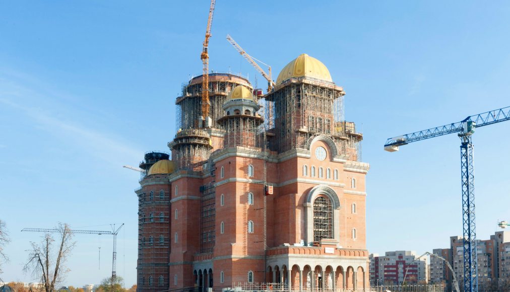 Le chantier de la cathédrale en novembre 2018. Le chantier de la cathédrale en novembre 2018. / Mihail/CC(by-sa)
