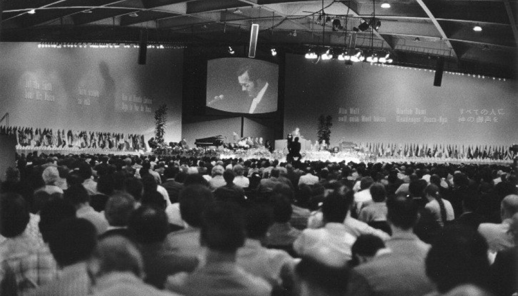 Le palais de Beaulieu à Lausanne accueillait, il y a 50 ans, quelque 2700 leaders chrétiens à l’invitation de l’évangéliste américain Billy Graham. Le palais de Beaulieu à Lausanne accueillait, il y a 50 ans, quelque 2700 leaders chrétiens à l’invitation de l’évangéliste américain Billy Graham. / ©CC(bync-na) Lausanne Movement