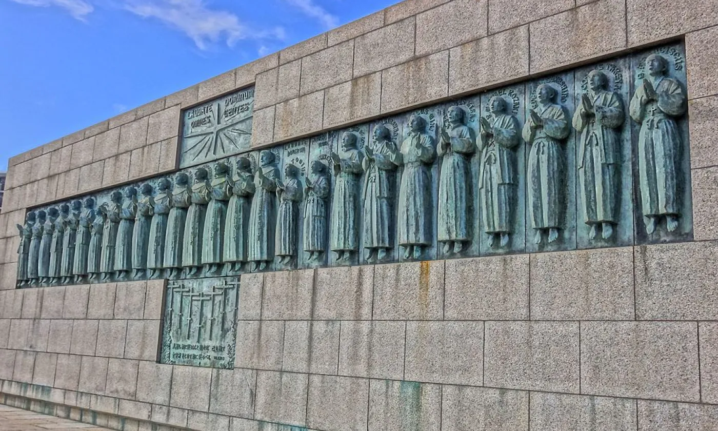 Le monument des vingt-six martyrs à Nagasaki ©Masoud Akbari, CC BY-SA 3.0 Wikimedia Commons