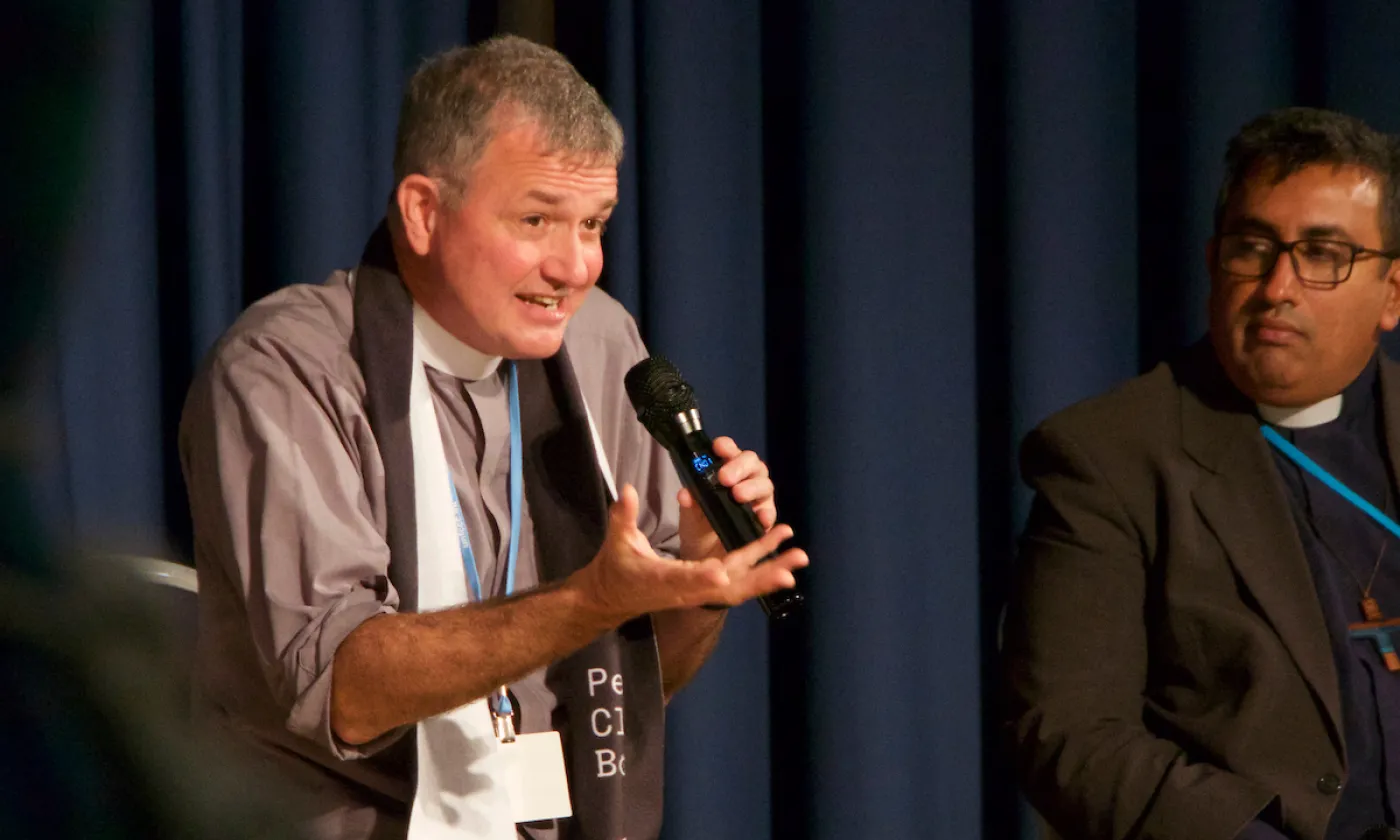 Fletcher Harper lors d’un événement en marge de la COP26 en 2021. Marcelo Schneider/COE