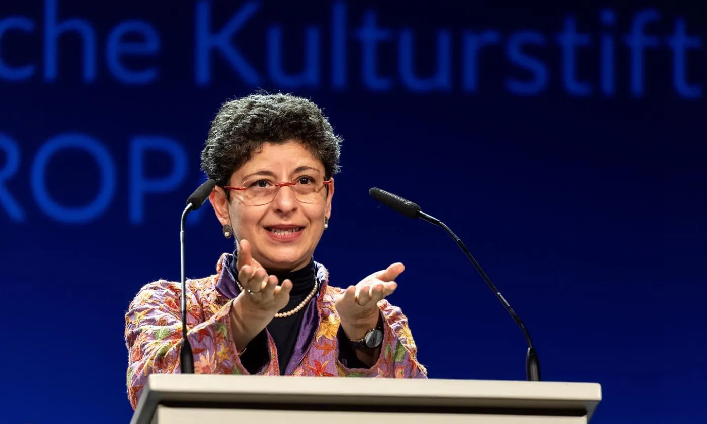 Azza Karam, Secrétaire générale de Religions for peace. © Religionsforpeace/Ringforpeace Azza Karam, Secrétaire générale de Religions for peace. © Religionsforpeace/Ringforpeace