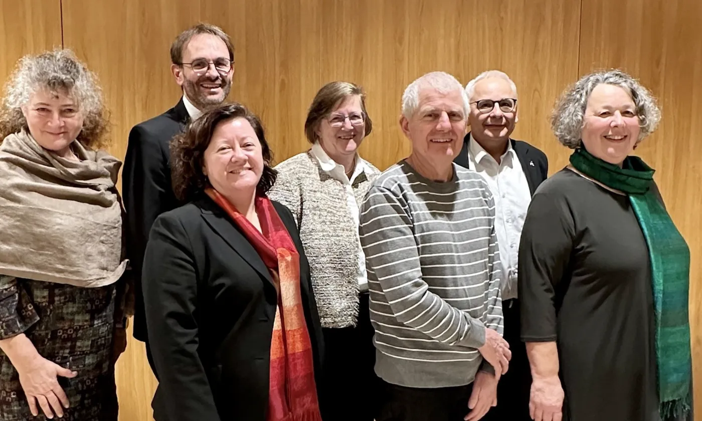 Katrin Bardet, Pierre-Philippe Blaser, Tünde Lamboley, Anne-Elisabeth Nobs, Fritz Schertenleib, Benjamin Stupan et Monique Johner.  DR