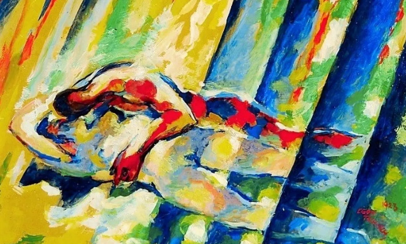 Extrait du tableau Le Cantique des Cantiques n°2 d'Egon Tschirch, 1923 ©Egon Tschirch, CC BY-SA 3.0 DE Wikimedia Commons