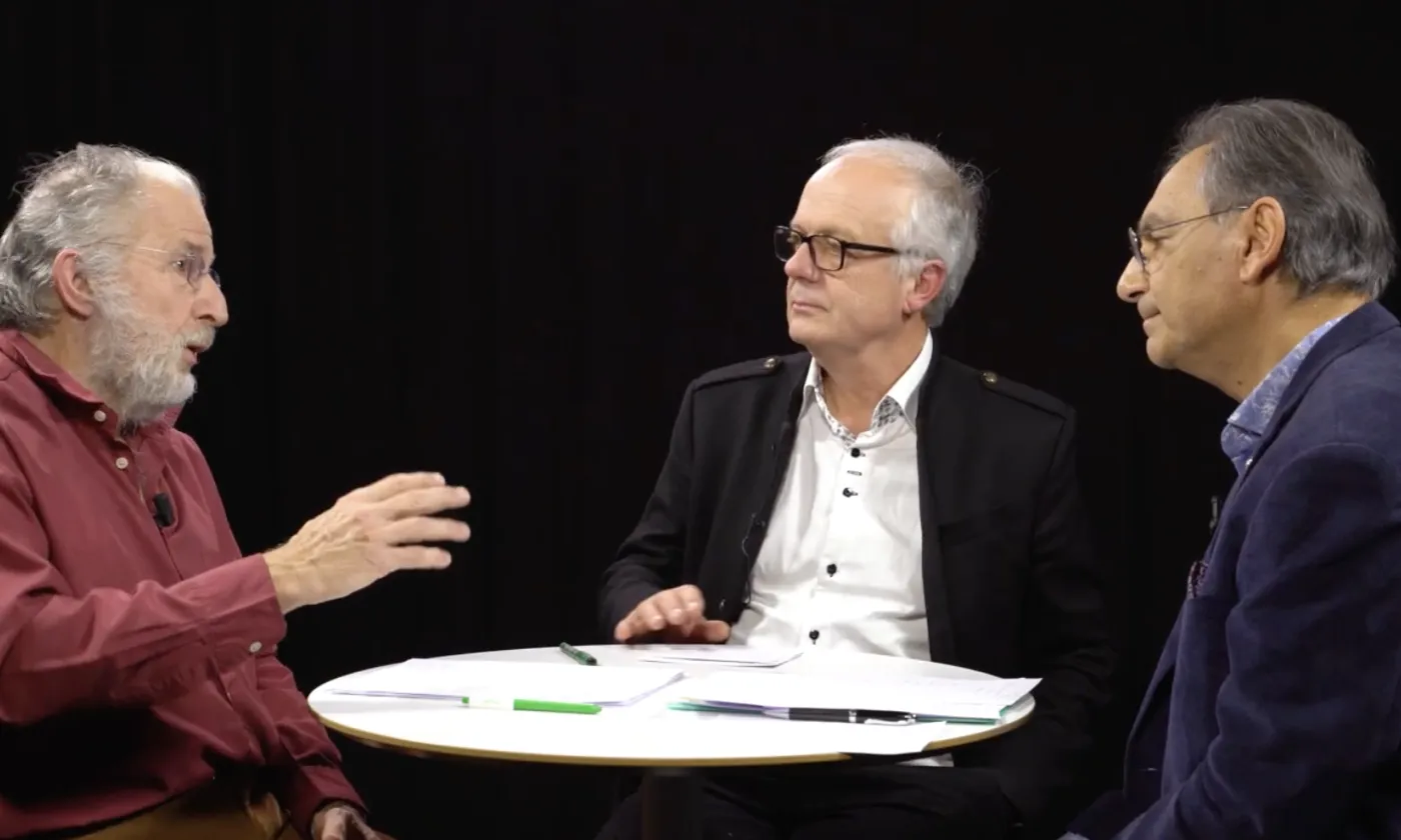 Jean-Claude Basset, Michel Kocher, Shafique Keshavjee ©Max Idje