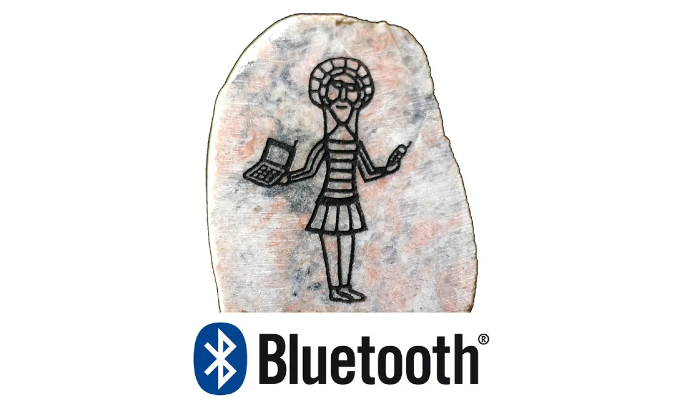 Logo Bluetooth ©Intel Free Press, CC BY-SA 2.0 Wikimedia Commons