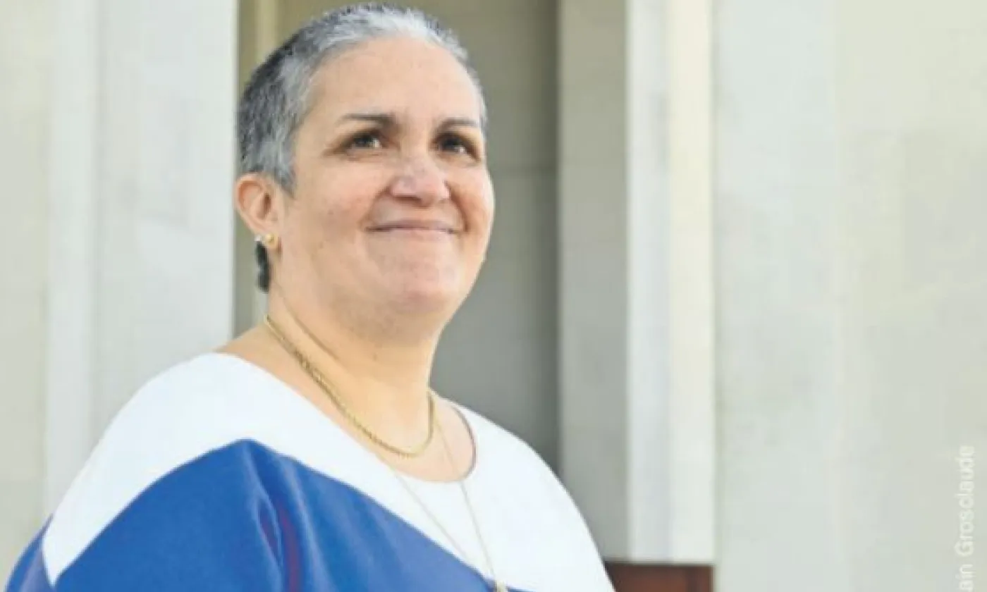 Greta Nania-Montoya Ortega, diacre à l'Eglise protestante de Genève ©Alain Grosclaude