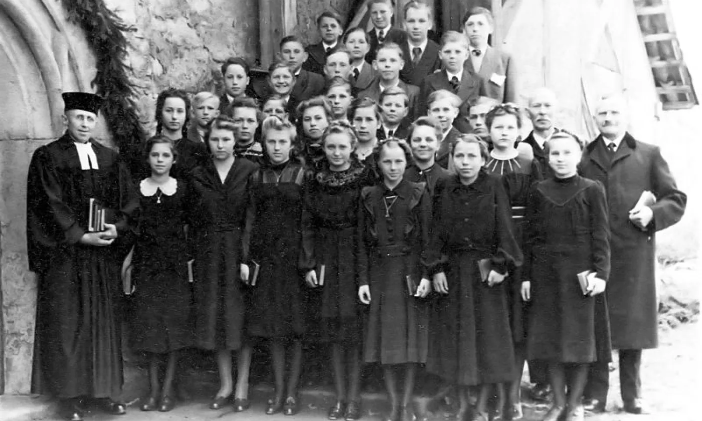 Une confirmation en Allemagne dans les années 1950 CC(by-sa) G. Haubold