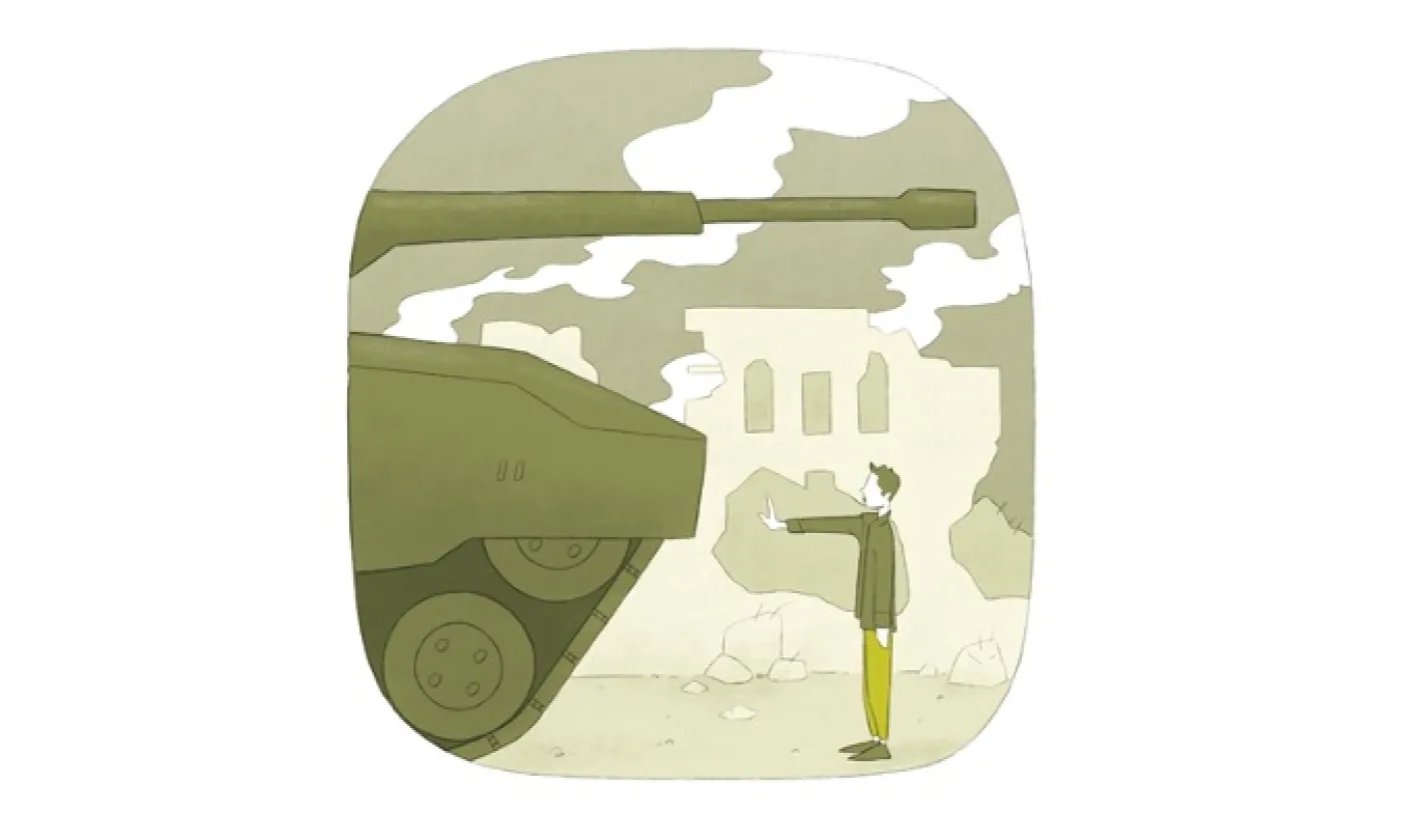 La paix: un combat! © Mathieu Paillard