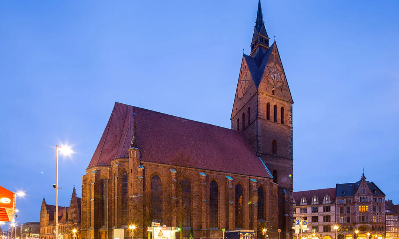 La Marktkirche, à Hanovre ©Christian A. Schröder (ChristianSchd), CC BY-SA 4.0 Wikimedia Commons