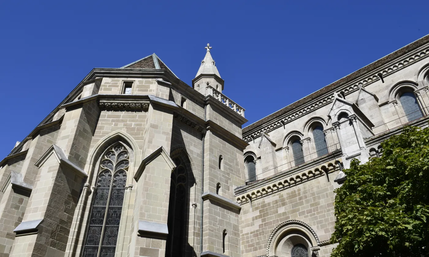 La cathédrale Saint-Pierre est un lieu de culte exclusivement protestant depuis 1536 ©Alain Grosclaude