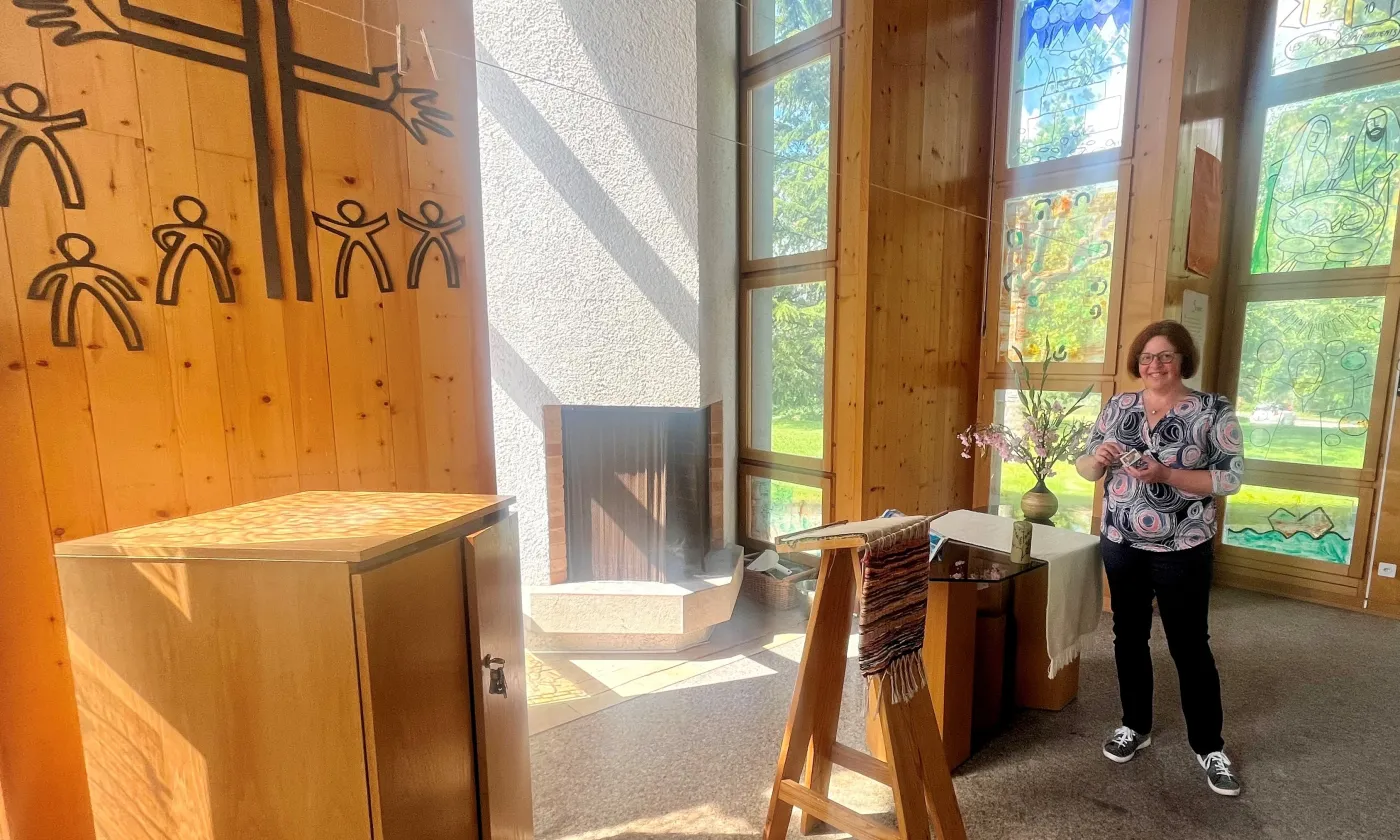 La jolie chapelle au centre de l’Espérance, «pour chercher Dieu ensemble». ©Pierre Léderrey