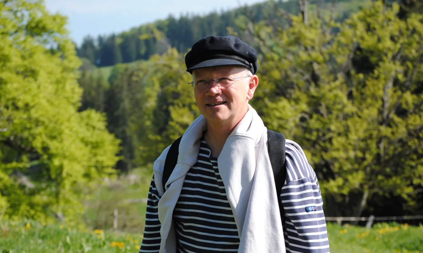 Jean-Philippe Calame, pasteur dans l'EREN depuis 40 ans, il est accompagnateur spirituel ignatien à l'Entre2, et membre de la Fraternité internationale et oecuménique du Bon Samaritain © DR