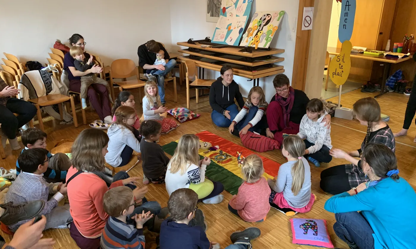 L'Eveil à la foi à Oulens-sur-Lucens, 26 janvier 2019. © Christophe Schindelholz