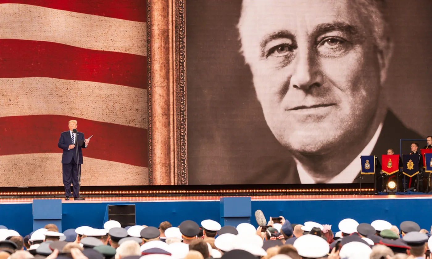 Trump reprend la prière de Roosevelt à l'occasion du 75ème anniversaire du Débarquement ©Flikr / Shealah Craighead