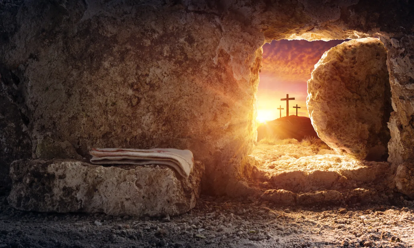 À Pâques, les chrétiens célèbrent deux événements en un: la mort de Jésus sur la croix, ce fameux Vendredi saint, et sa résurrection, intervenue au matin de Pâques. IStock