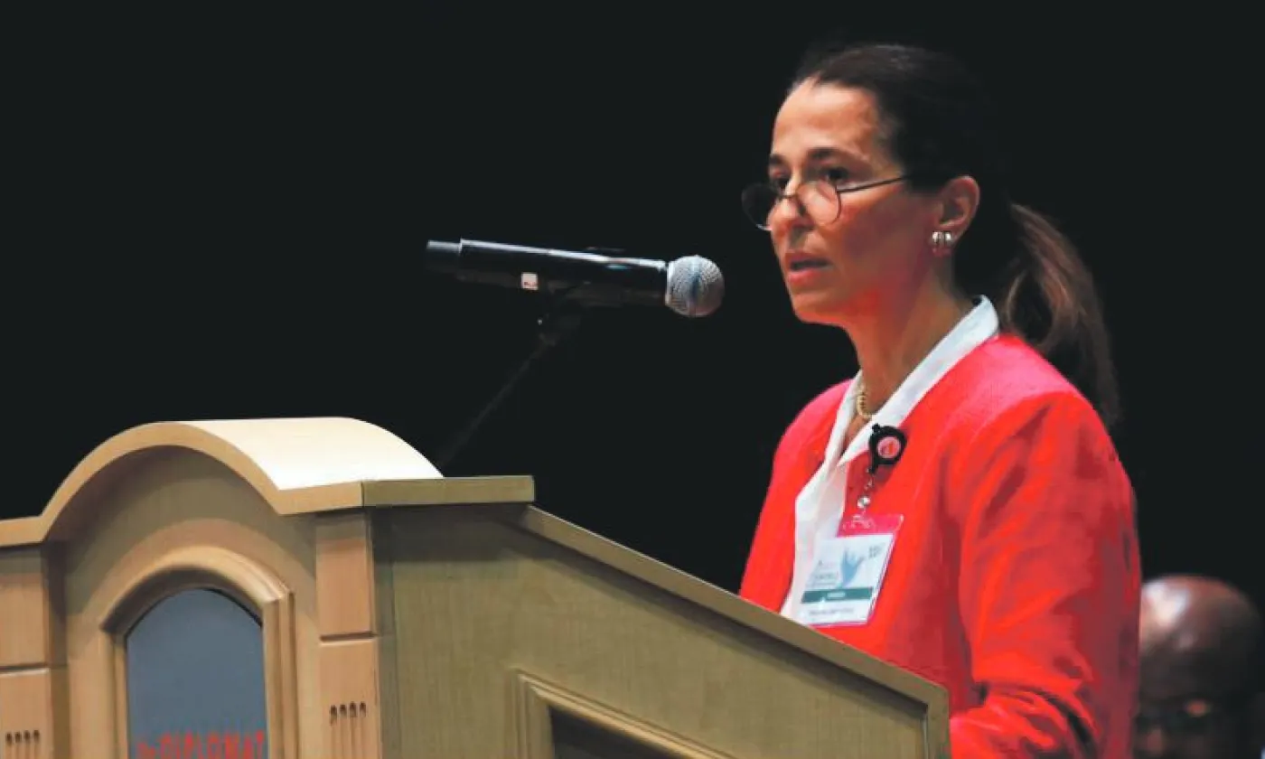 Blandine Chélini-Pont, professeure d’histoire contemporaine à l’Université d’Aix-Marseille, à l'Institut français des relations internationales (IFRI). ©DR