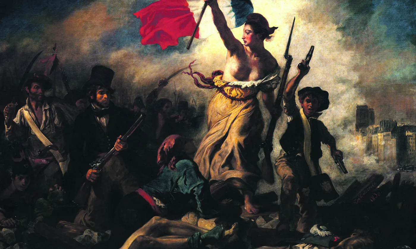 La Liberté guidant le peuple, huile sur toile 1830. © Eugène Delacroix (1798 -1863)