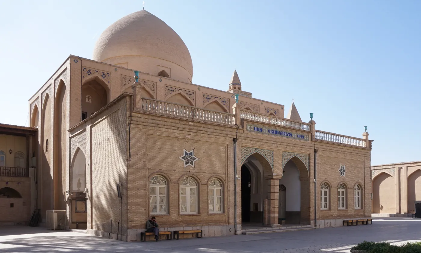 La cathédrale arménienne Saint-Sauveur d'Isaphan en Iran. © CC (by-sa) Wikimedia/Bernard Gagnon