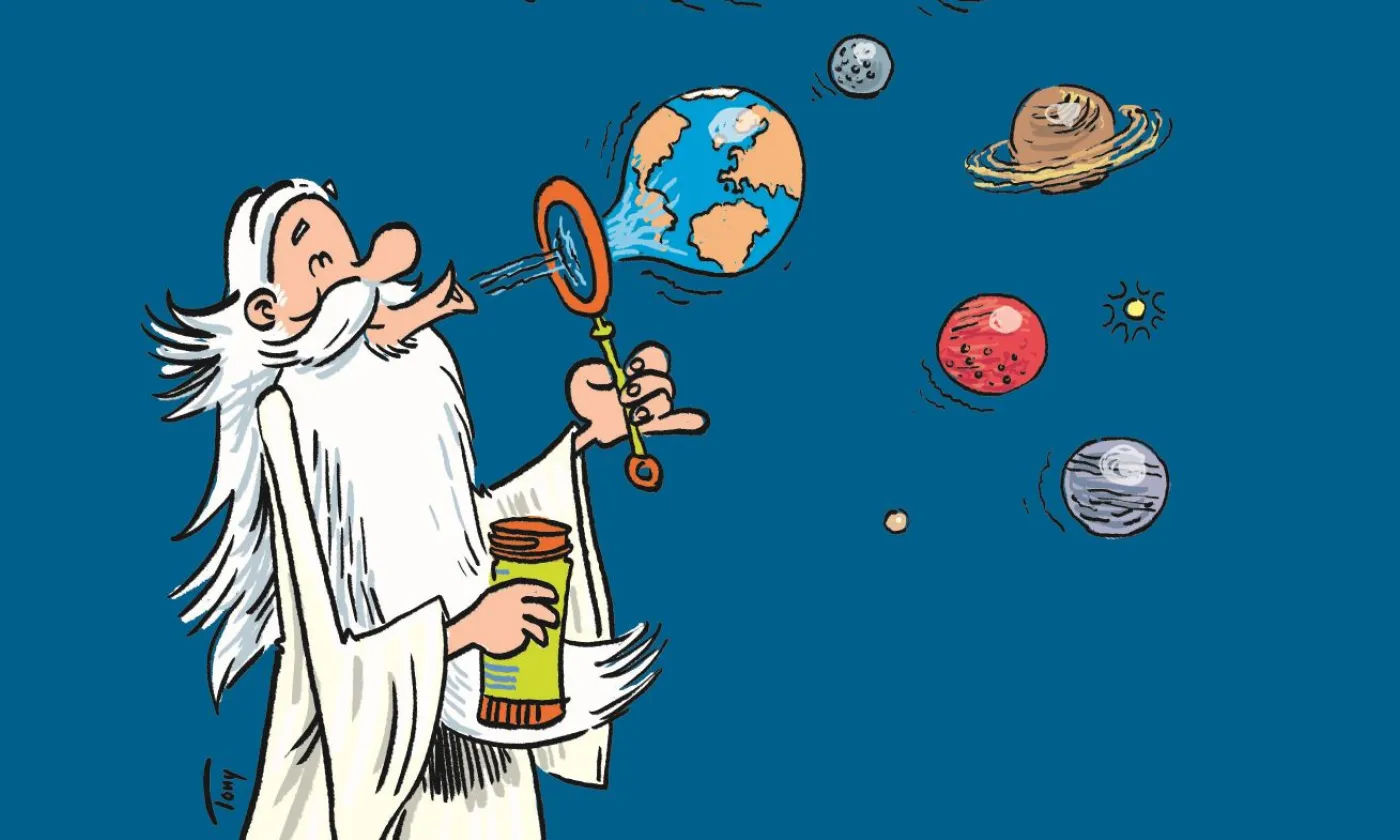 Dieu est-il humour? Dessin Tony Marchand Dessin Tony Marchand © CREDOC 2022