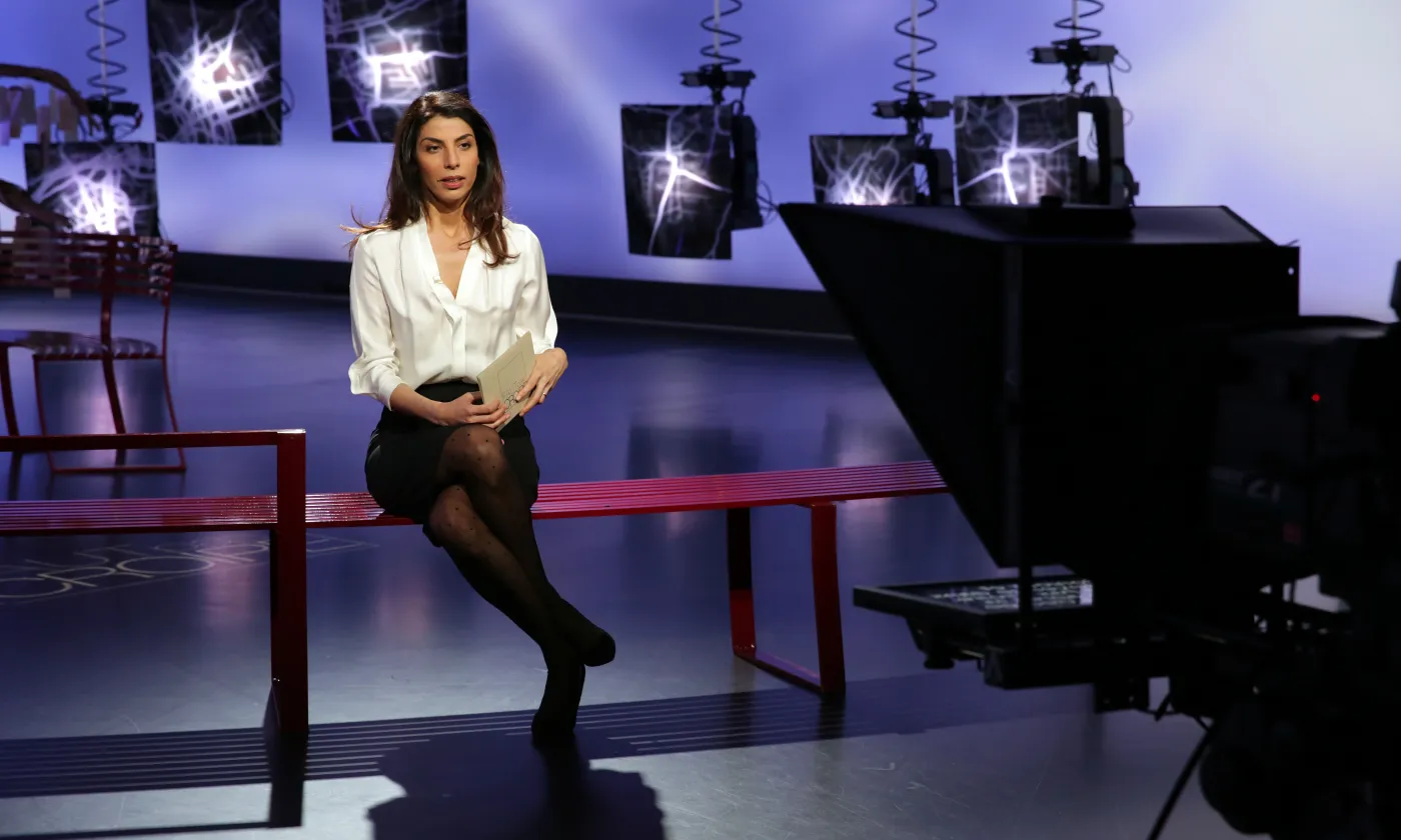 Lynn Levi, présentatrice de l'émission tv Faut pas croire © Bernard Hallet