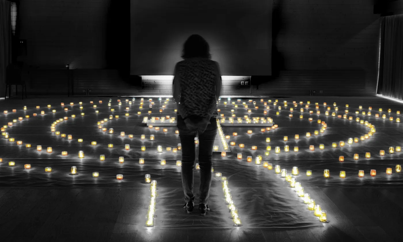 Le Labyrinthe de lumière, à découvrir à Prilly et Lausanne. © DR
