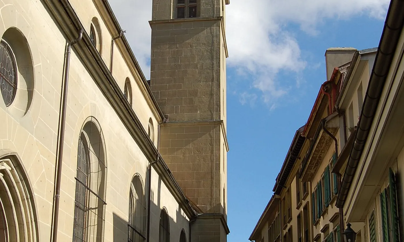 Eglise_Saint_Michel_Fribourg (©Norbert Aepli, Switzerland - CC BY 2.5 Wikimedia Commons)