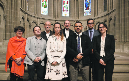 Un recueillement interreligieux a eu lieu le 7 octobre 2024 à la cathédrale Saint-Pierre de Genève / ©Alain